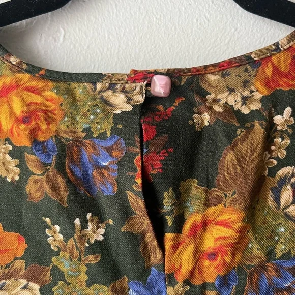 Vintage Floral Blouse - Multicolor - Picture 5 of 5